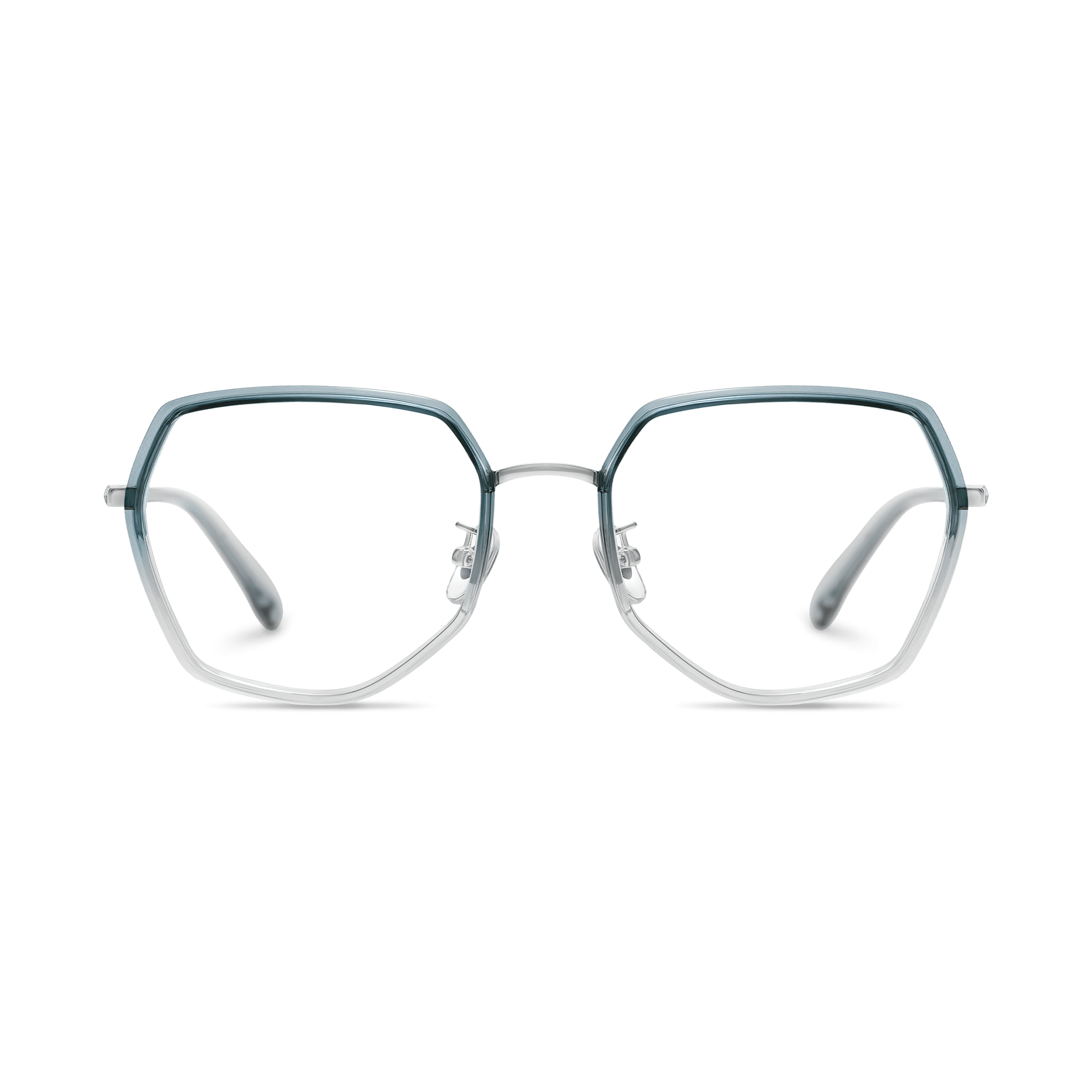 Hexagonal Gradient Eyeglasses