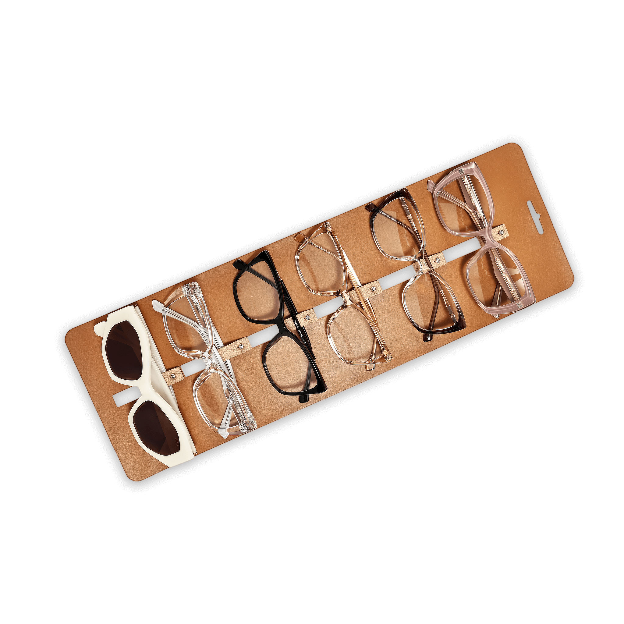 Minimalist Adjustable Wall-Mounted Eyeglass Storage Rack