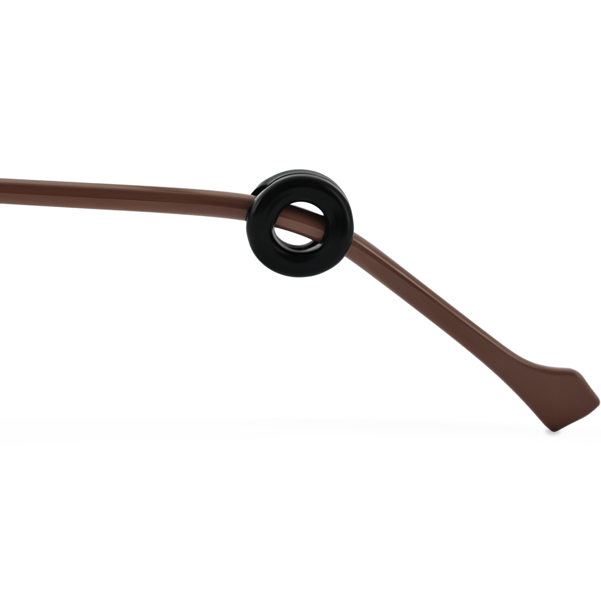 Minimalist Ring-shaped Eyeglass Temple Accessory