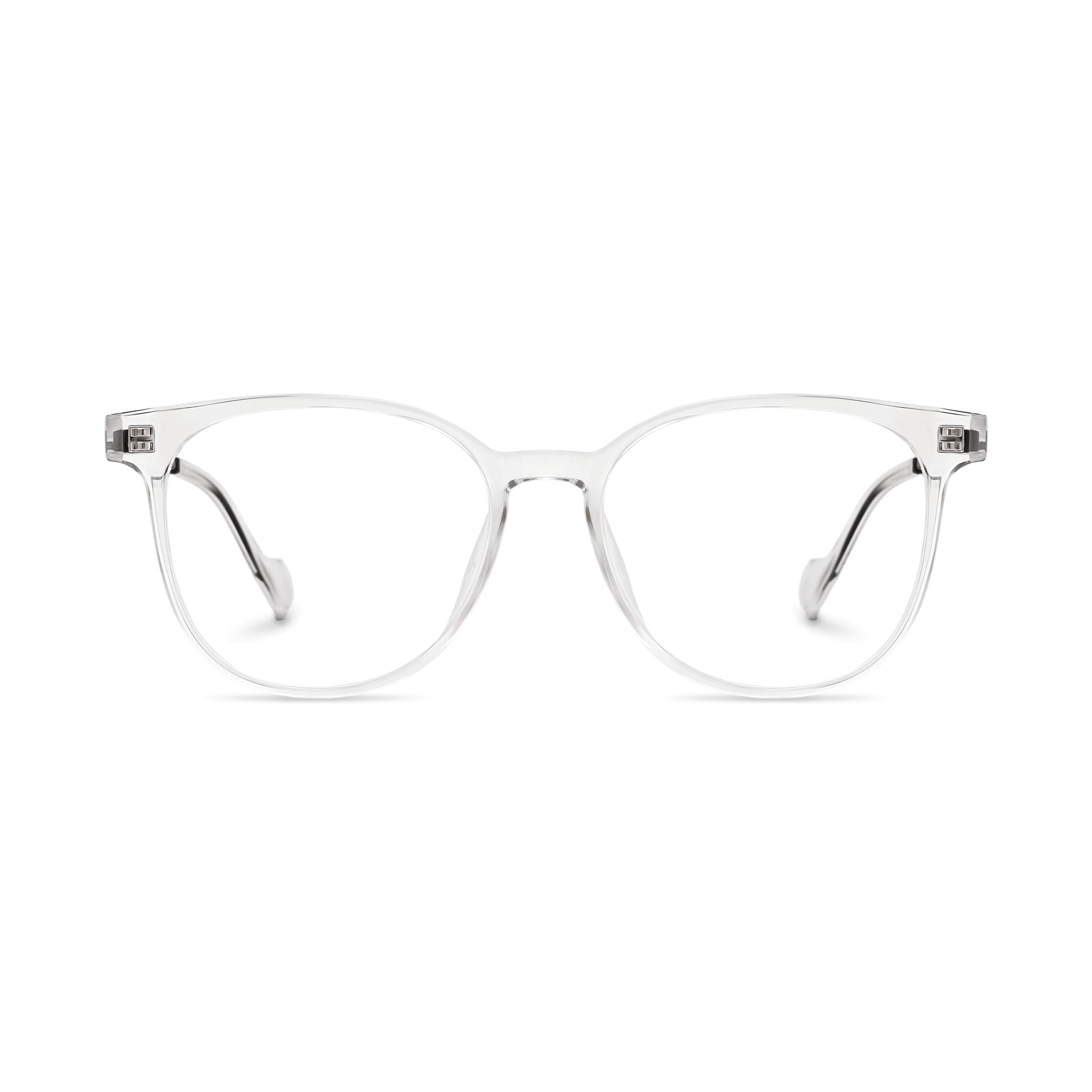 Metallic-accented Minimalist Cat-eye Optical Eyeglasses