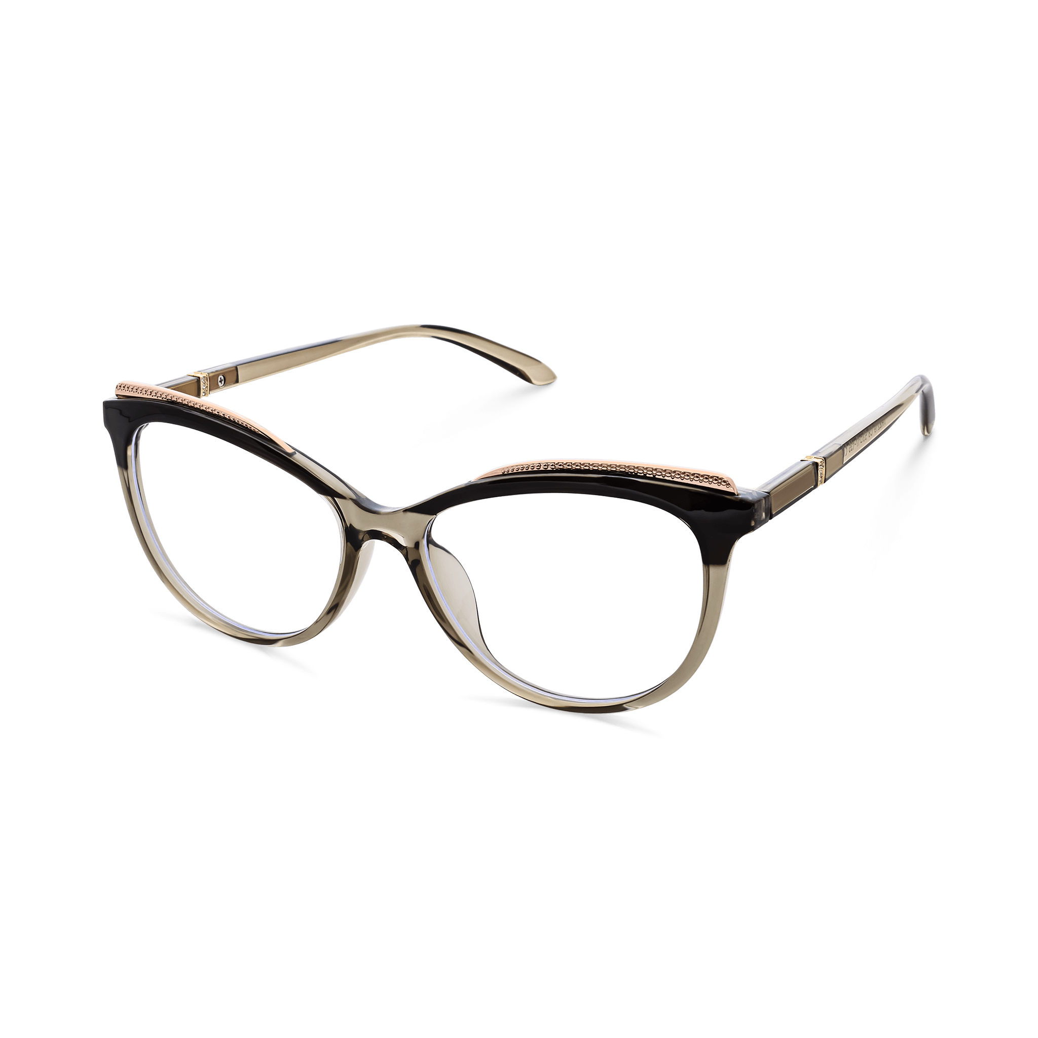 Beaded-band Cat-eye Vision Correction Eyeglasses