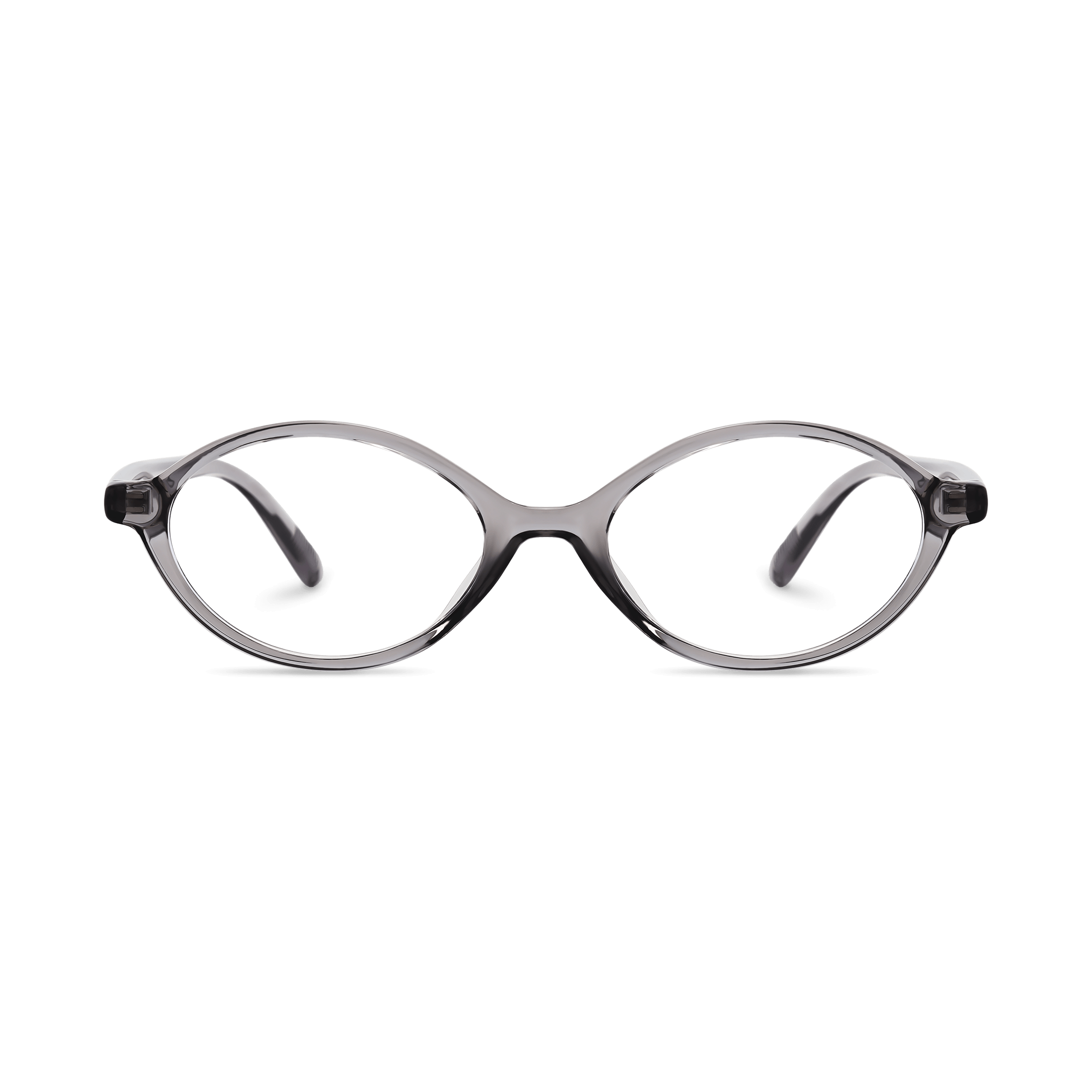 Textured-Temple Vintage Oval Eyeglasses