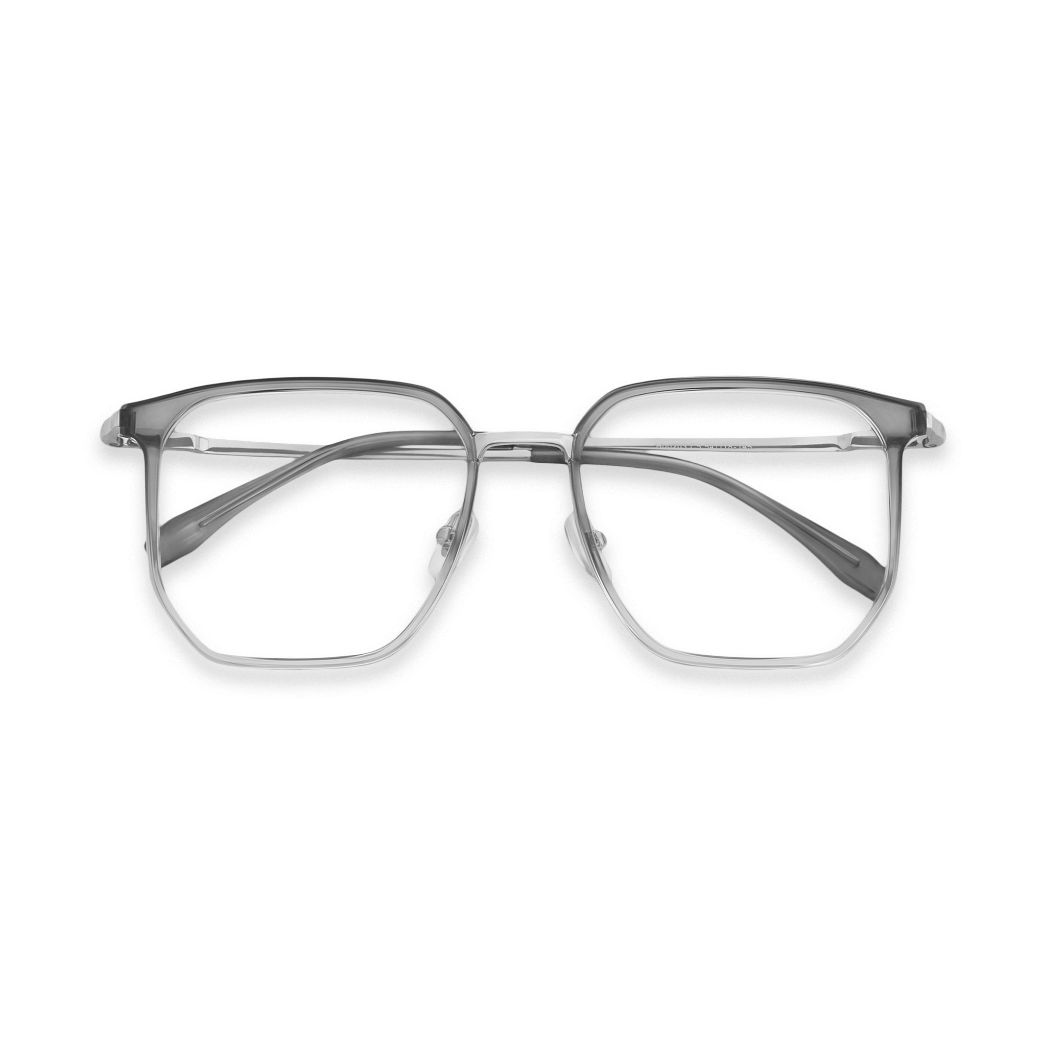 Minimalist Angular-Hexagonal Hybrid Eyeglasses