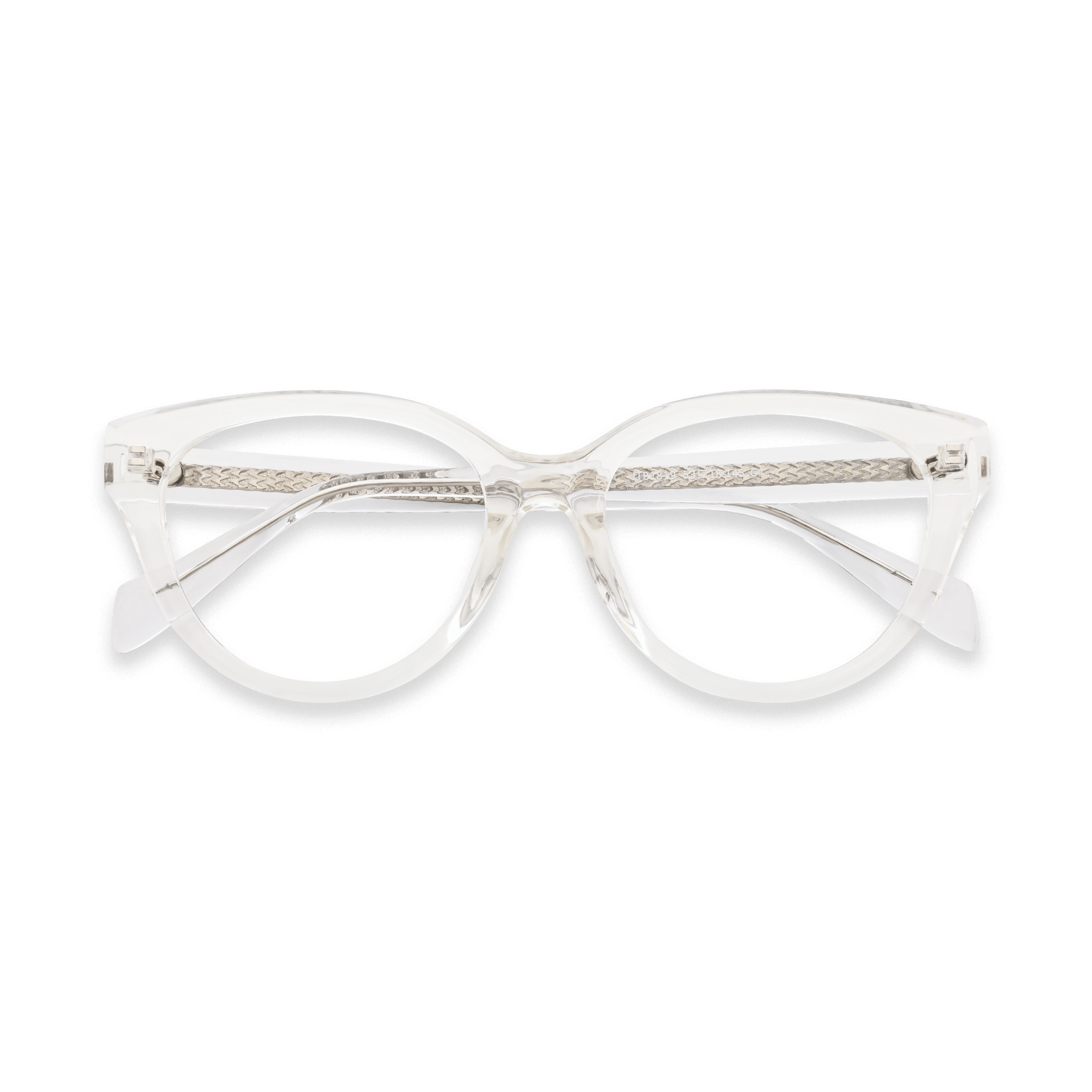 Braided-Arm Cat-eye Optical Eyeglasses