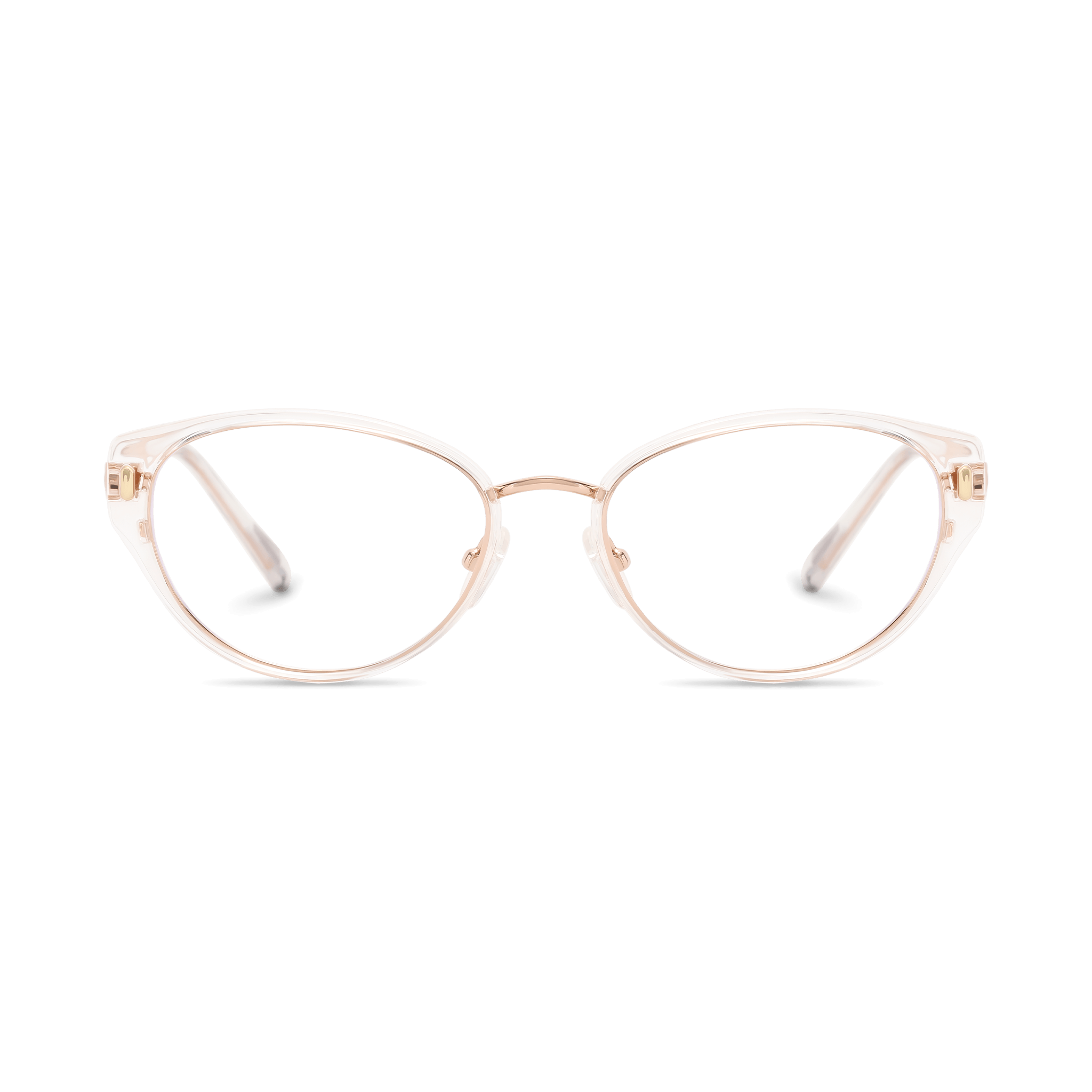 Link-detailed Cat-eye Optical Eyeglasses
