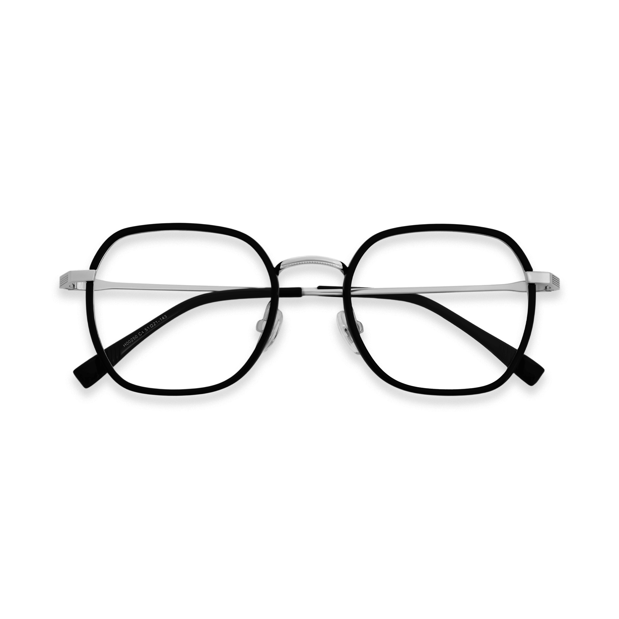 Modern Geometric Soft Square Eyeglasses