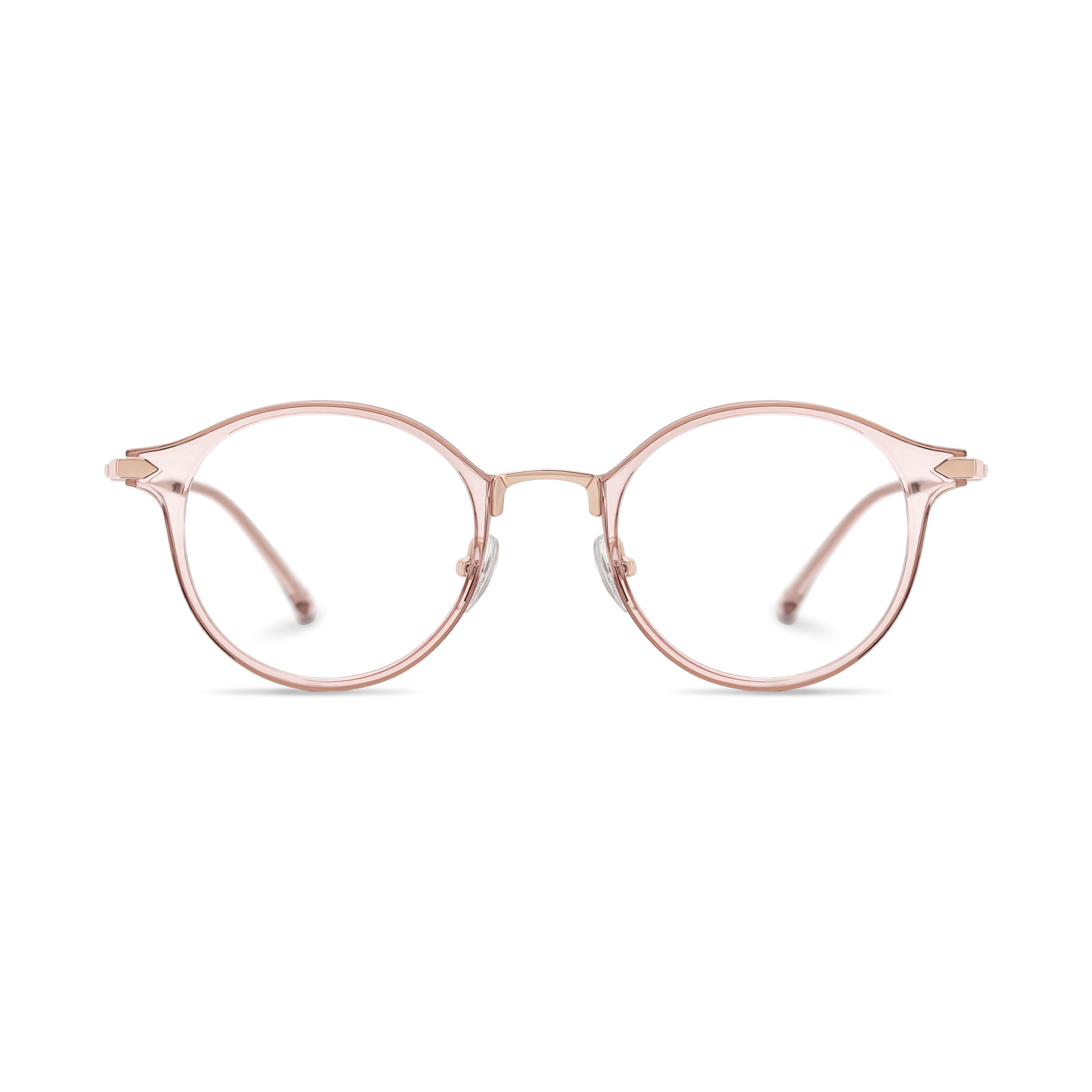 Vintage-Modern Round Cat-eye Inspired Eyeglasses