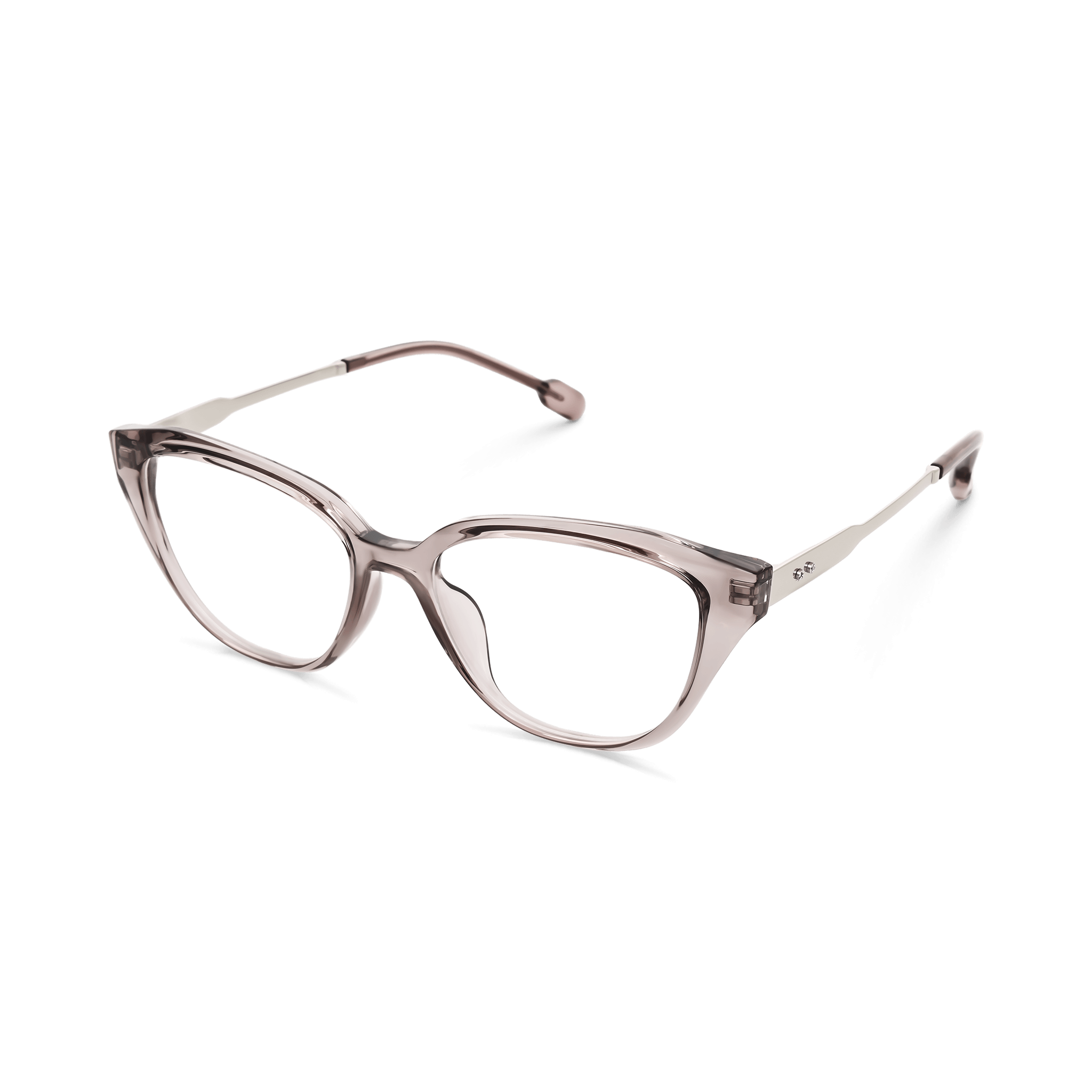 Dual-material Cat-eye Optical Eyeglasses