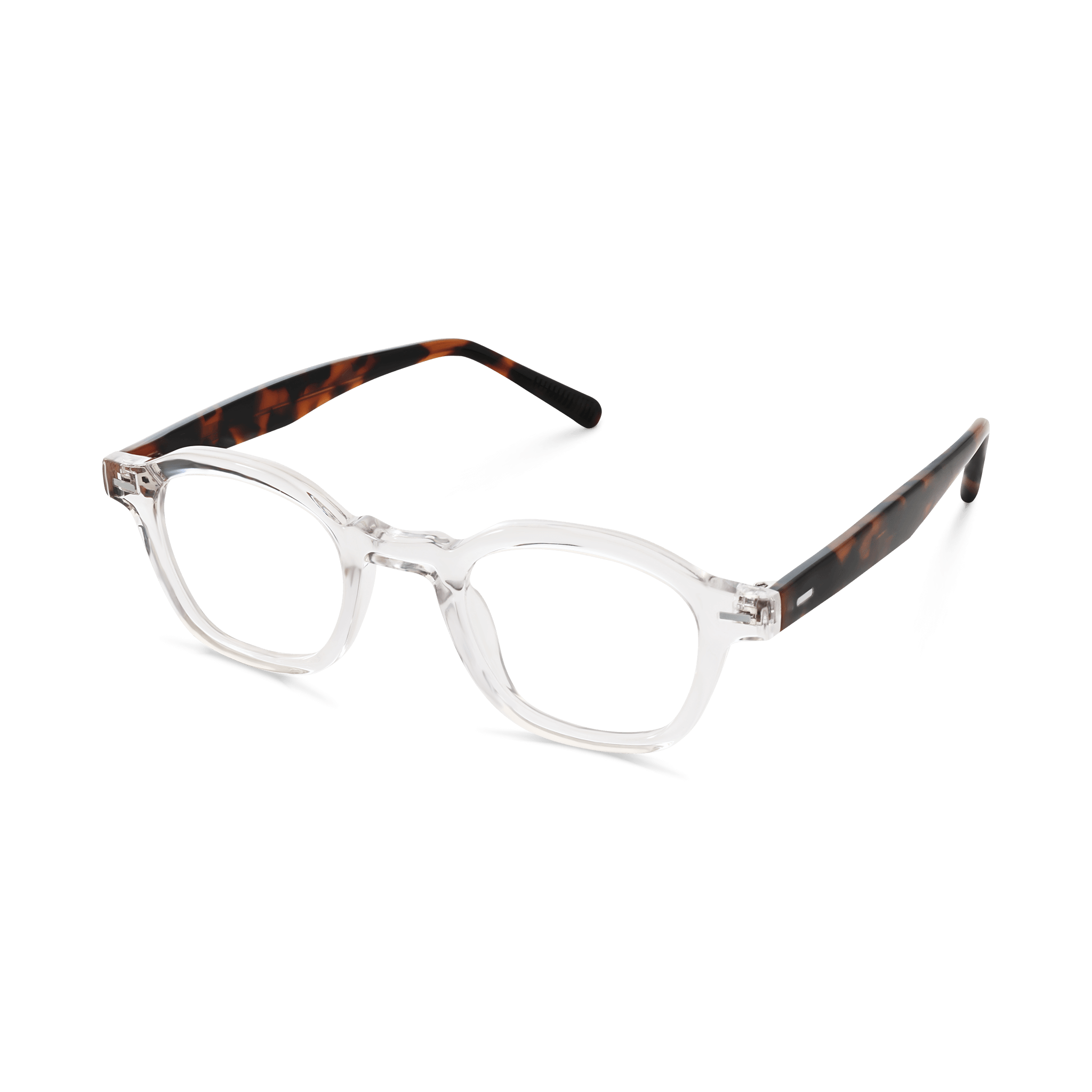 Tortoiseshell-temple Modern Clear Eyeglasses