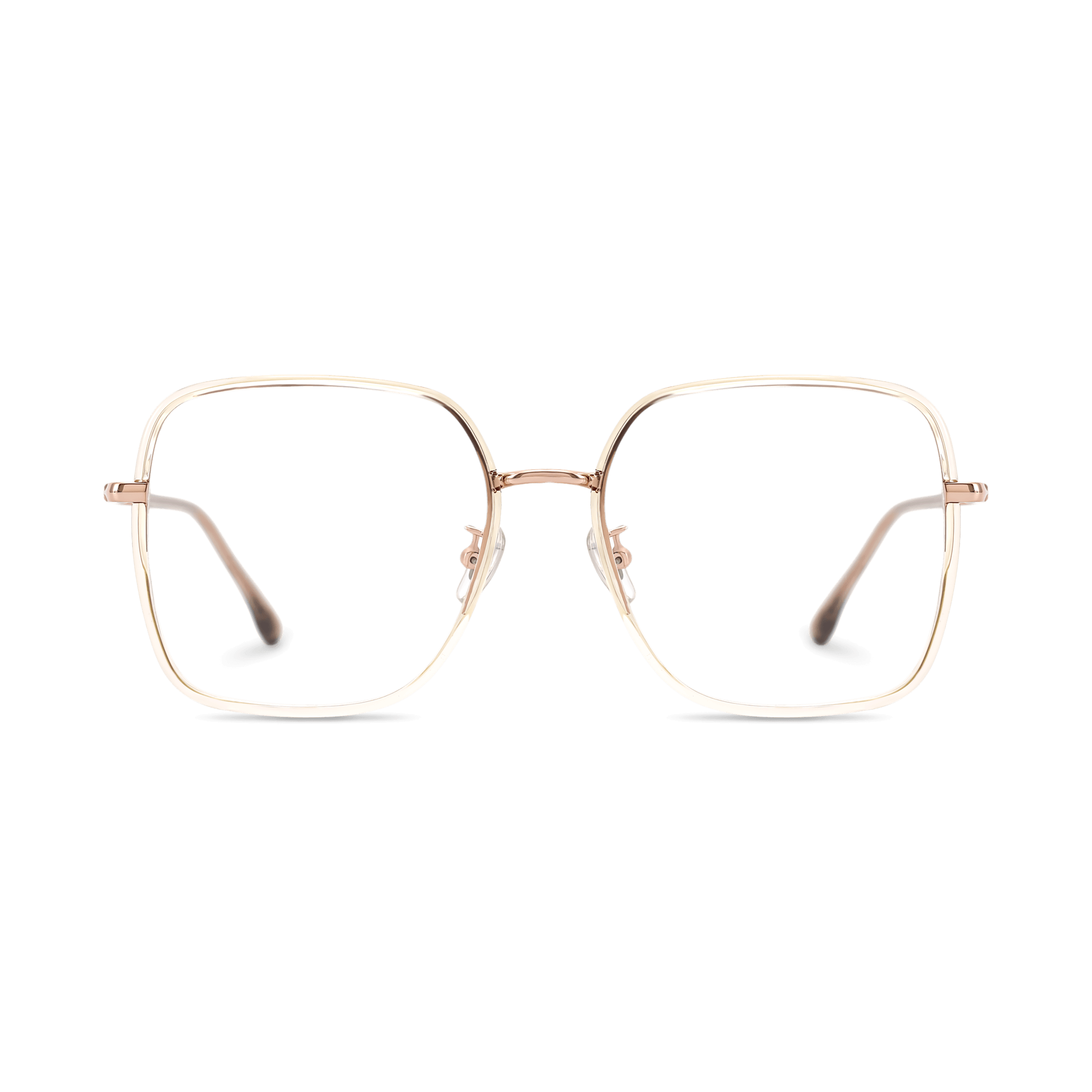 Minimalist Gradient Soft Square Eyeglasses