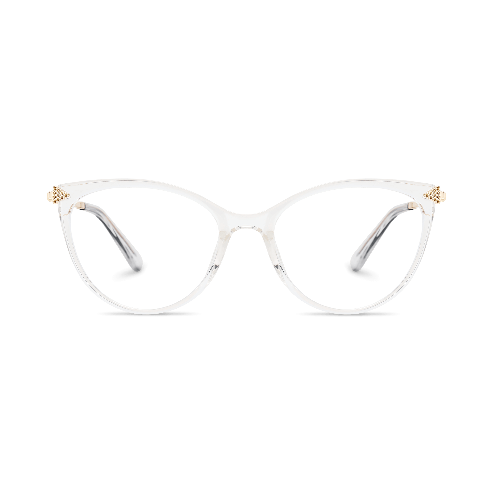 Triangular-accents Cat-eye Optical Eyeglasses