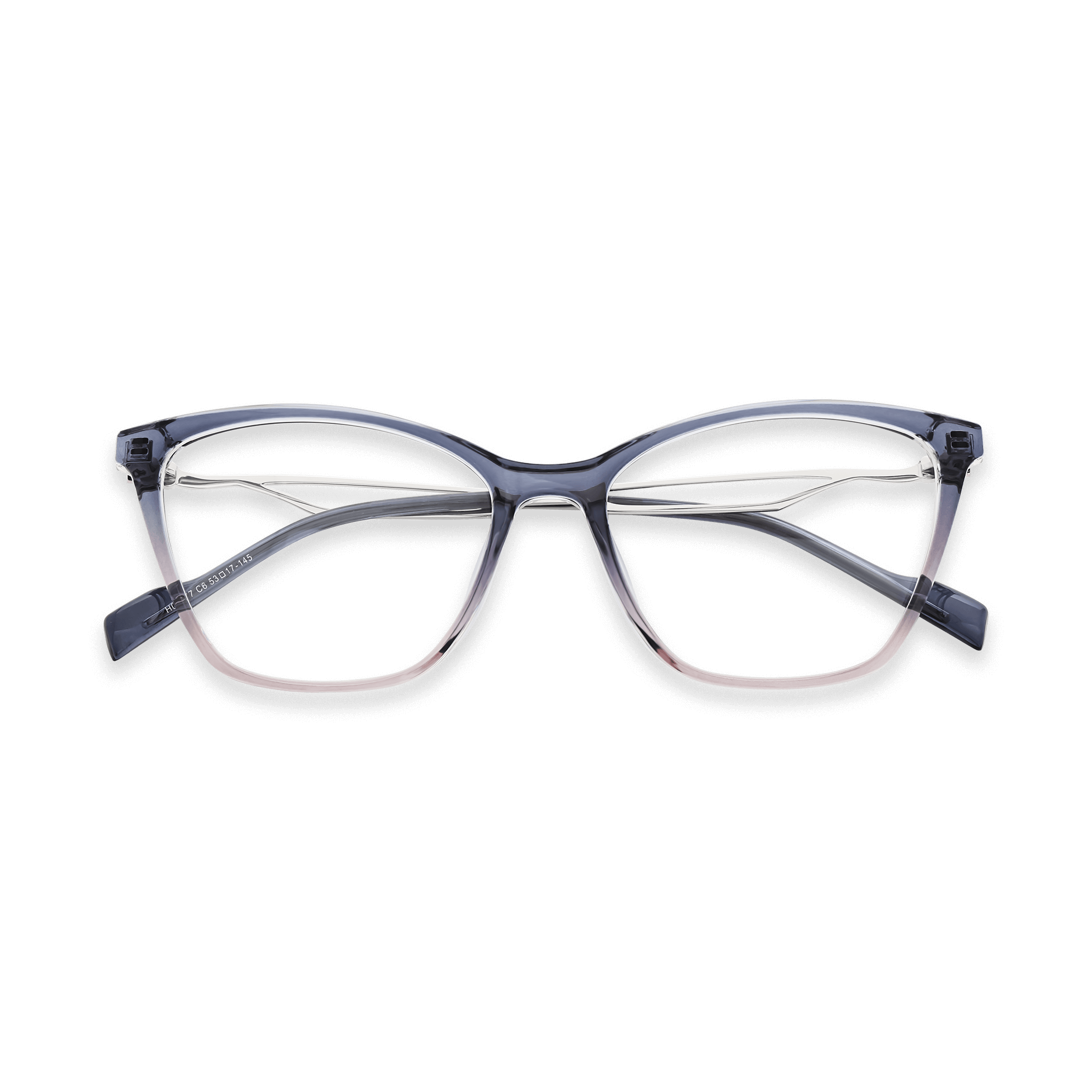 Gradient-finish Cat-eye Eyeglasses